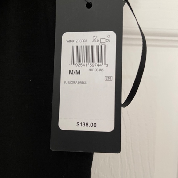 NWT Guess cocktail black and gold dress M - Picture 6 of 6